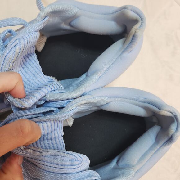 Adidas Marquee Boost Low Glow Blue Mens 14 Baby Blue Orange White Basketball - Picture 11 of 15